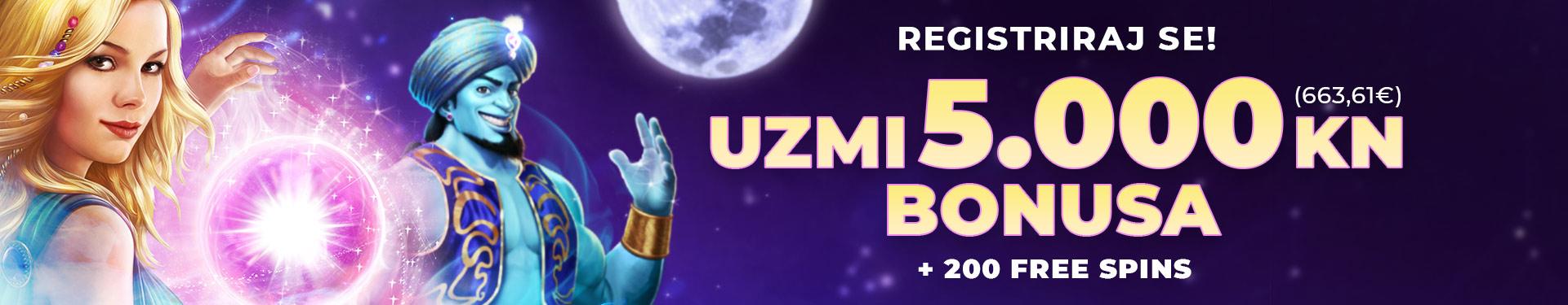 Admiral Online Casino 100% Bonus Dobrodošlice