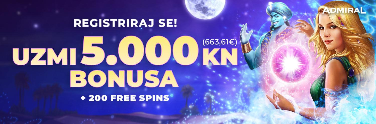 Admiral casino bonus