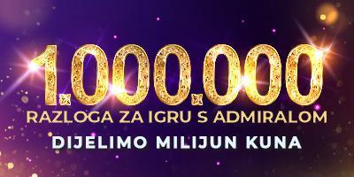 Milijun razloga za igru s Admiralom