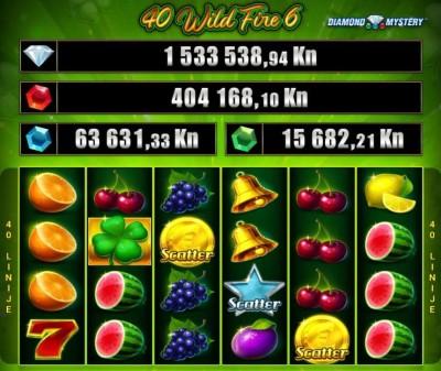 40 Wild Fire 6™ GreenTube Novomatic