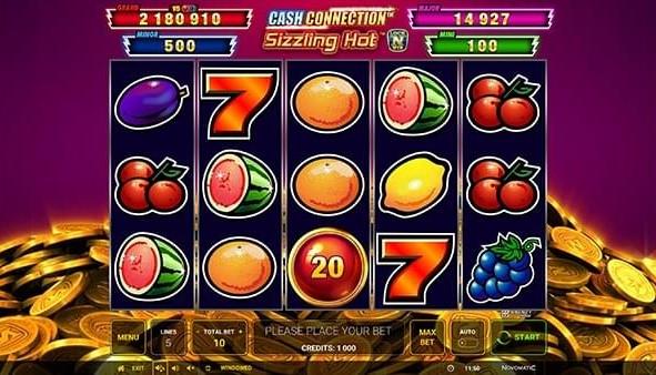 Admiral nova igra Cash Connection™ – Sizzling Hot™ GreenTube Novomatic