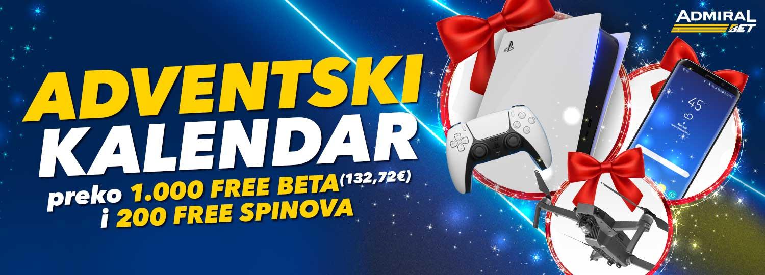 Admiral Bet Adventski kalendar
