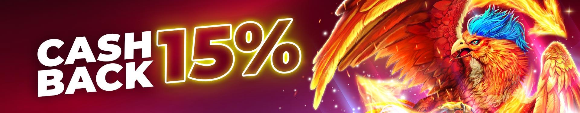 Cashback do 300 € bonusa