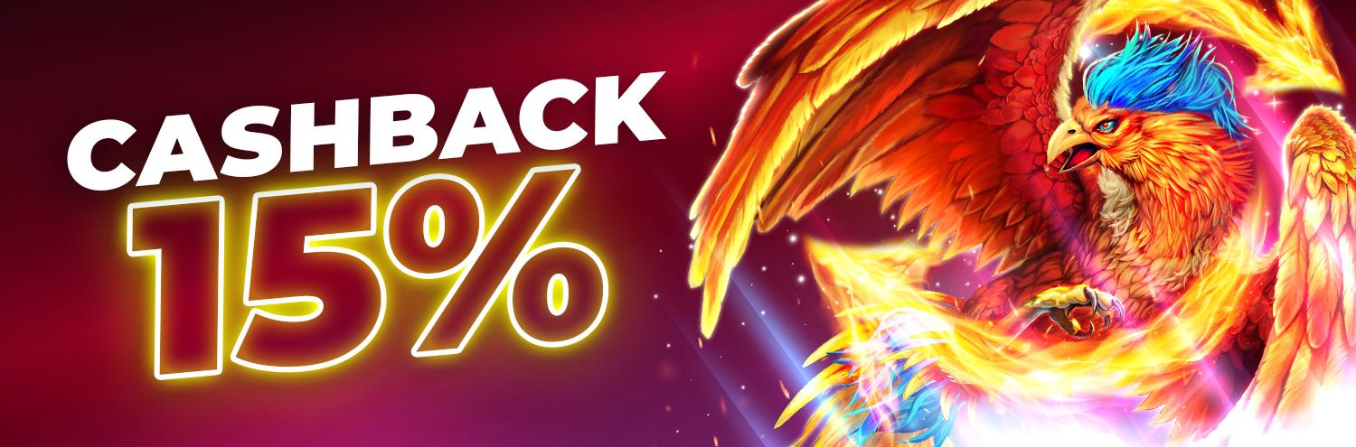 Cashback do 300 € bonusa