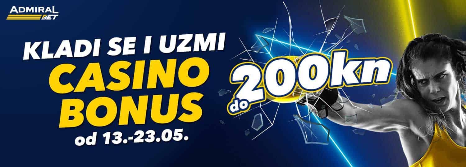 Kladi se i uzmi casino bonus do 200 kuna