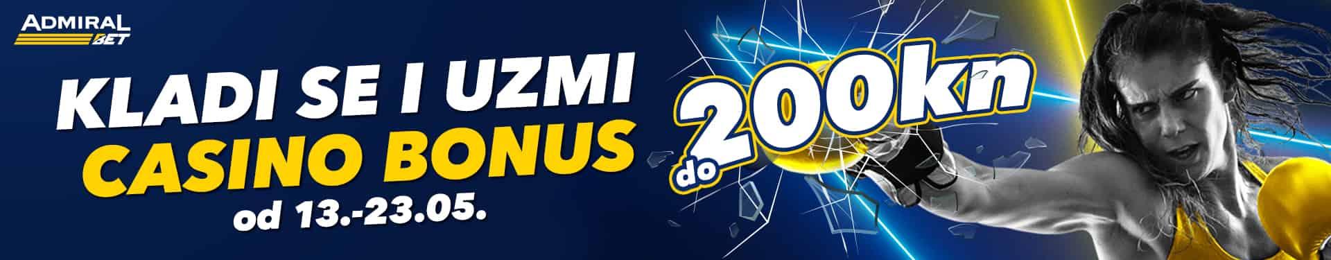 Kladi se i uzmi casino bonus do 200 kuna
