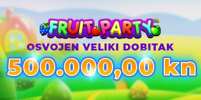 Veliki dobitak u Fruit Party Pragmatic Play