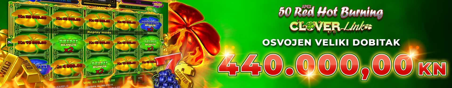 Admiral Online casino veliki dobitak