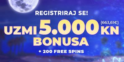 Admiral Online Casino 100% Bonus Dobrodošlice