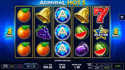 Admiral Hot 5 Fazi