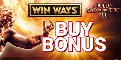 Apollo God Of The Sun™ 10: Win Ways™ Buy Bonus