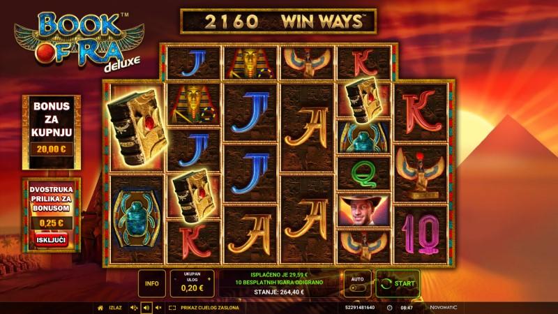 Book of Ra™ deluxe Win Ways™ Buy Bonus GreenTube Novomatic
