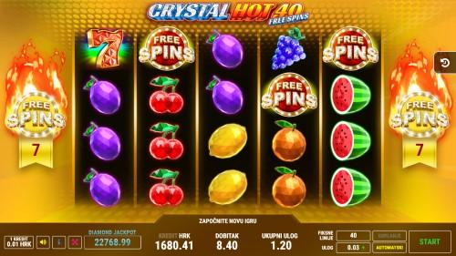 Crystal Hot 40 Free Spins Fazi