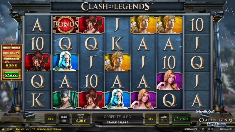 Clash of Legends™ Battle Lines™ GreenTube Novomatic