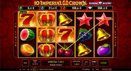 10 Imperial Crown™ deluxe GreenTube Novomatic