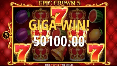 Epic Crown 5 veliki dobitak