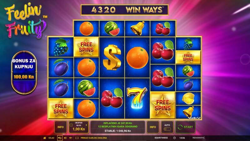 Feelin’ Fruity™ Win Ways™ Buy Bonus Novomatic