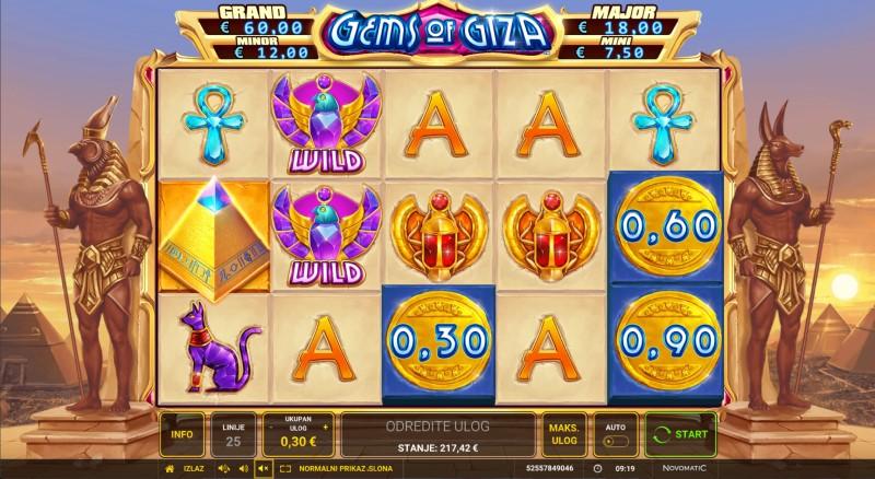 Gems of Giza™ GreenTube Novomatic