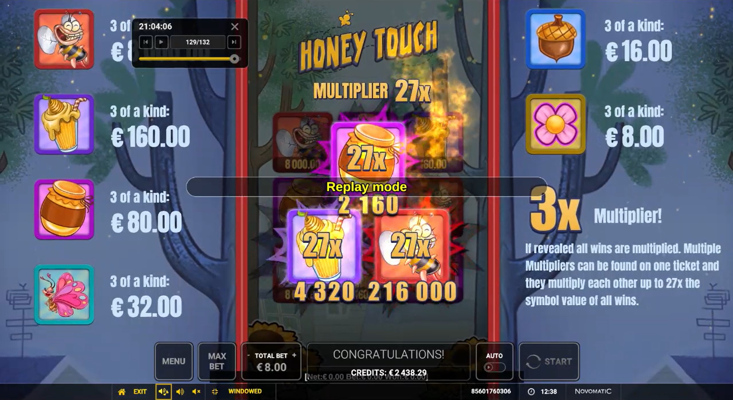 Honey Touch veliki dobitak