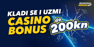 Admiral Bet Kladi se i uzmi do 200 kn casino bonus